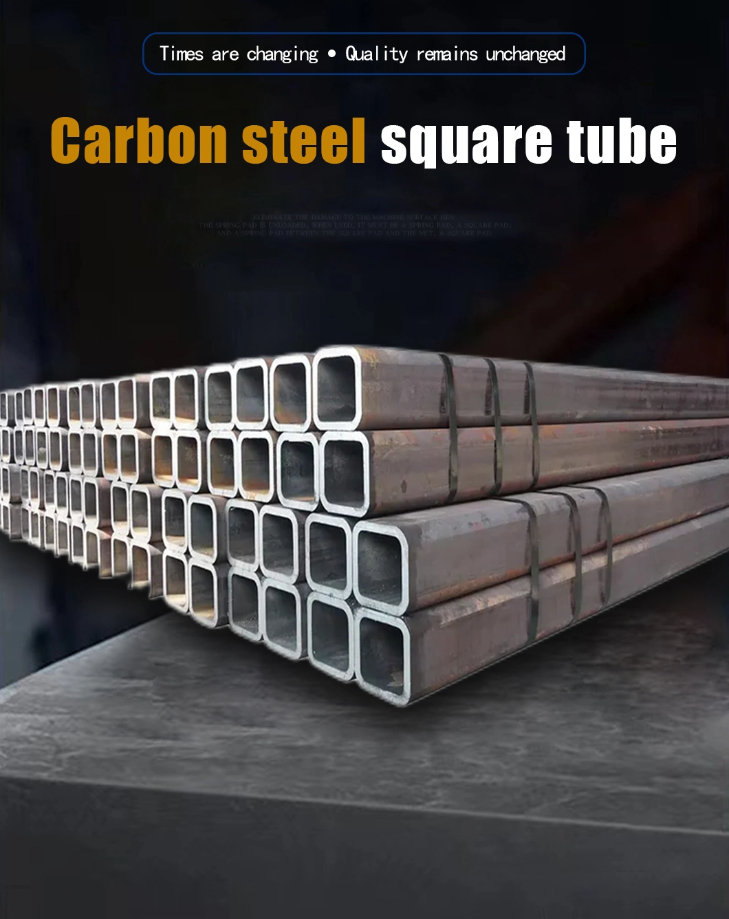 Stainless Mild Carbon Steel Aluminum Copper Brass Inconel Monel Alloy Steel Square and Rectangle Pipe Piping Tube